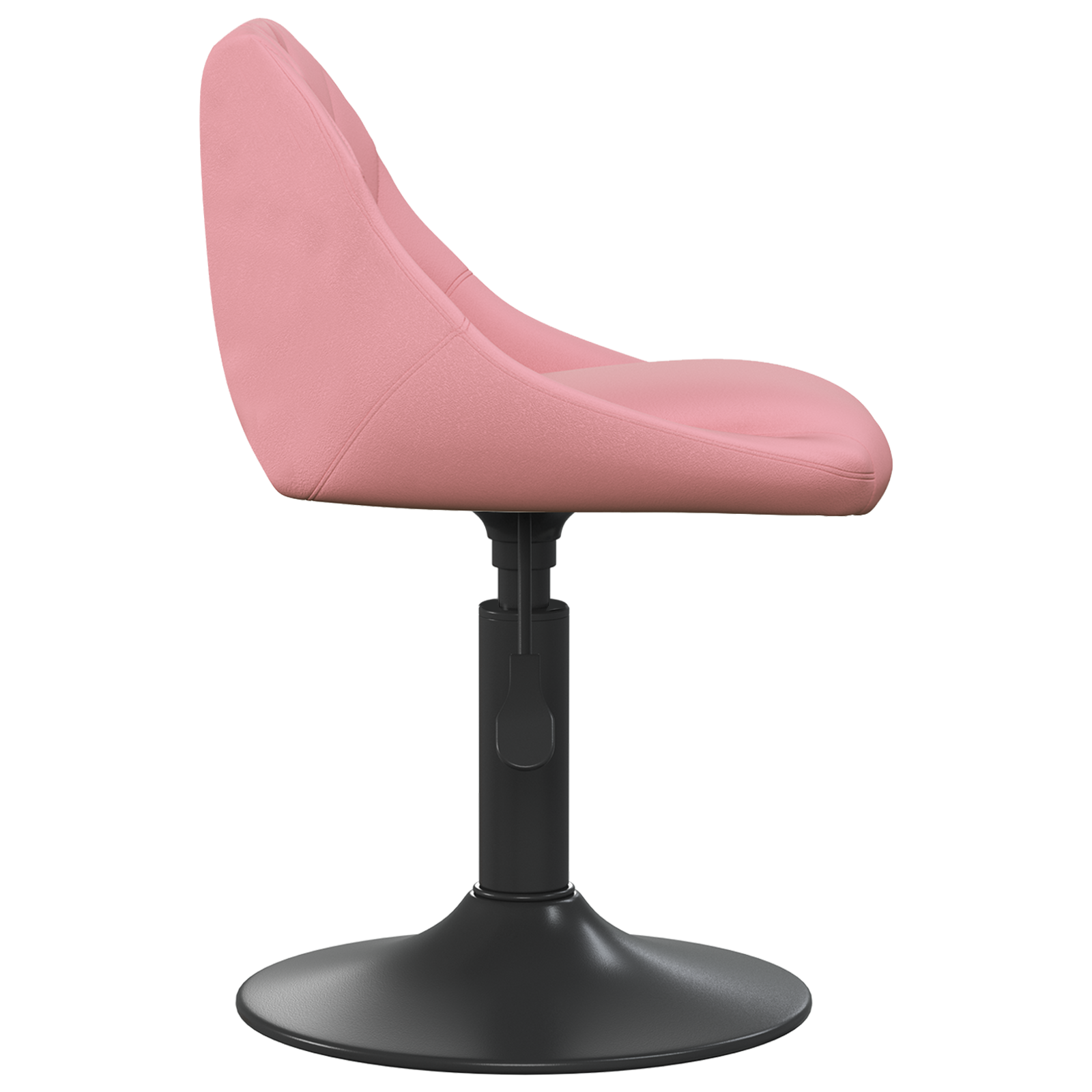 Banco de bar Rosa 46 x 44 x (62.5-77.5) cm Couro sintético