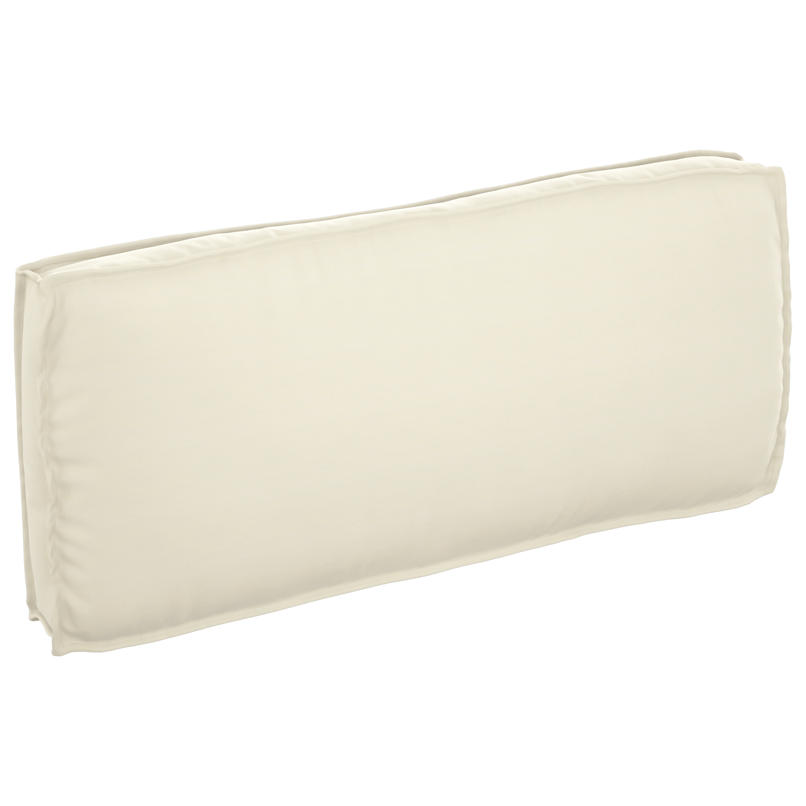 Almofada de palete para assento / encosto Creme 120 x 50 x 12 cm