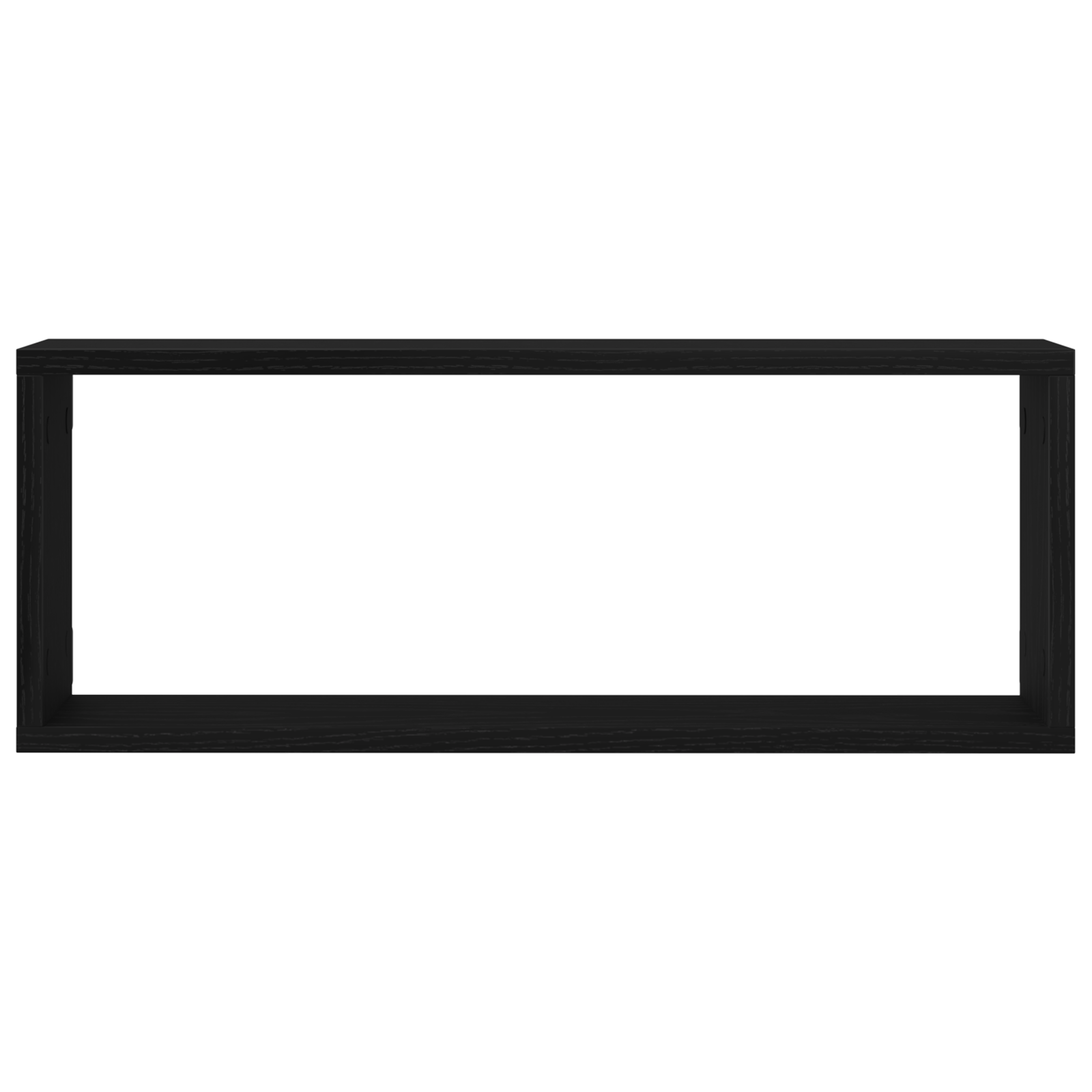 Prateleiras de Parede 4 pcs Carvalho preto 60 x 15 x 23 cm