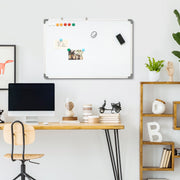 Quadro Magnético Branco – 90x60 cm – Liga de Alumínio