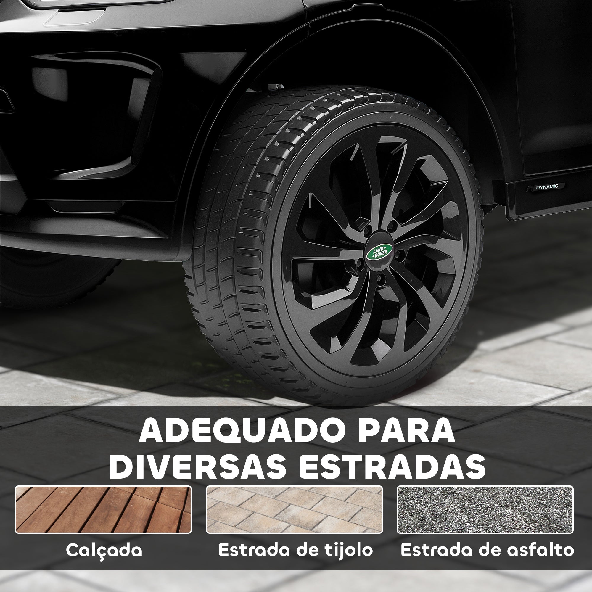 Carro Elétrico Infantil 106x65,5x51 cm Preto