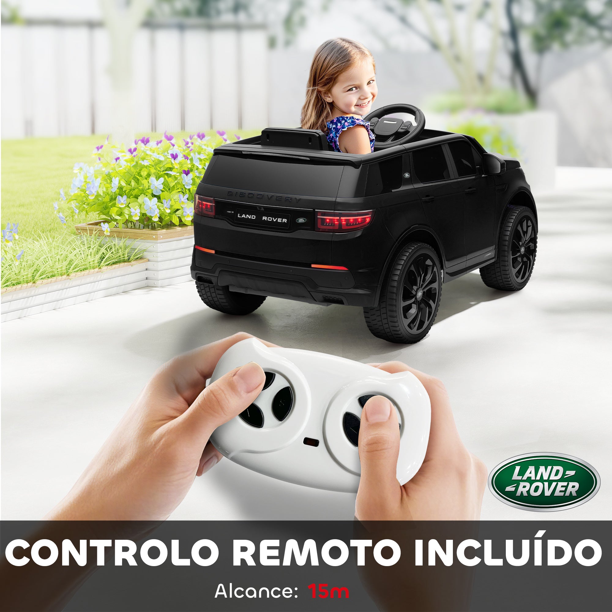 Carro Elétrico Infantil 106x65,5x51 cm Preto