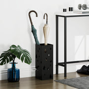 Suporte para Guarda-Chuvas Preto 15,5x15,5x41 cm