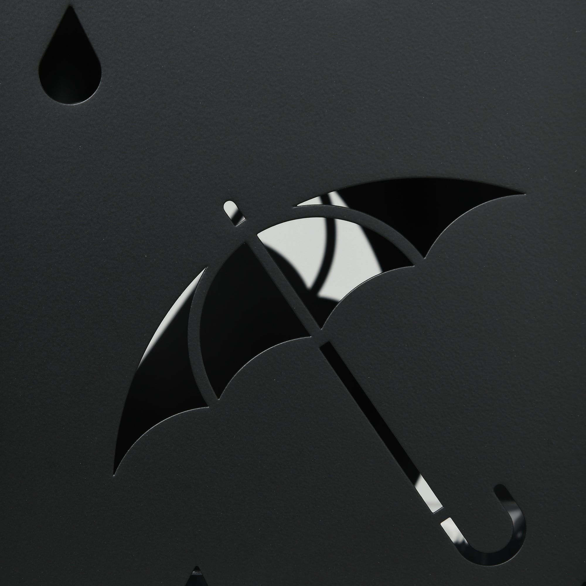 Suporte para Guarda-Chuvas Preto 15,5x15,5x41 cm