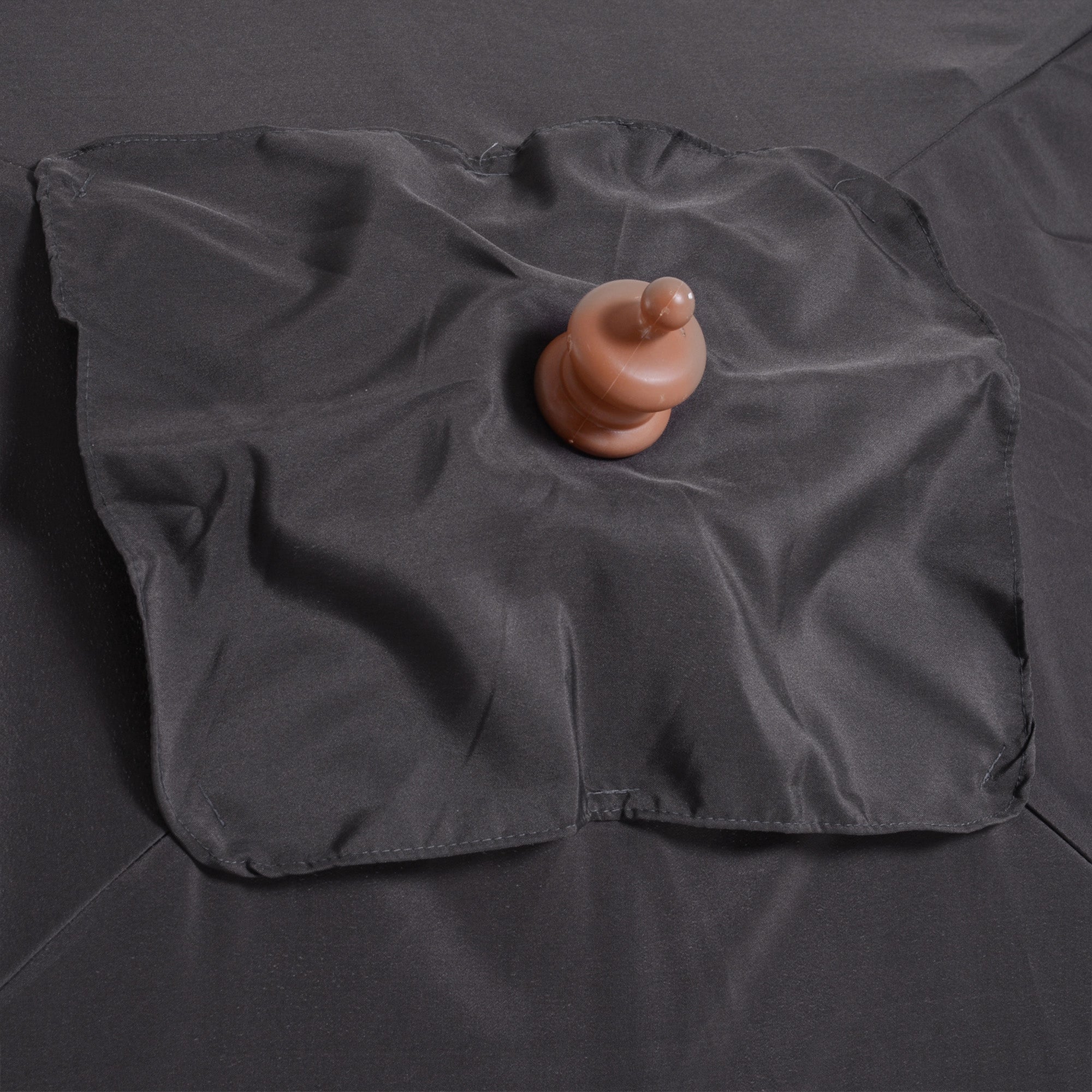 Chapéu de Sol de Jardim 200x150x230 cm Cor Cinza Escuro