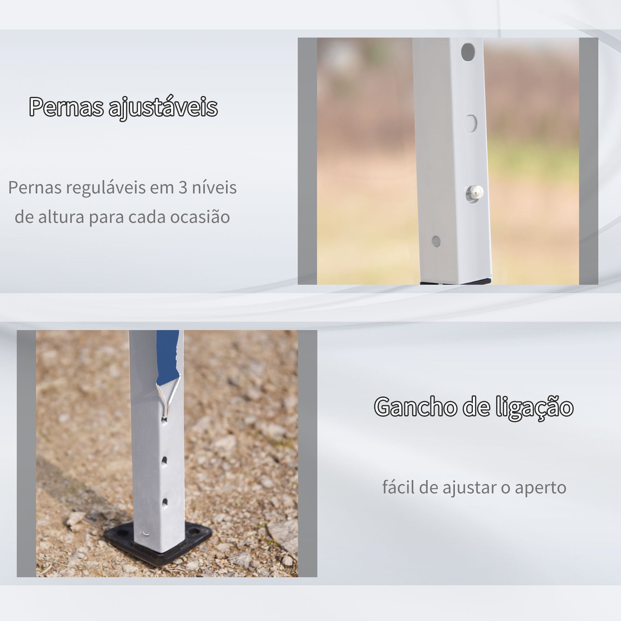 Tenda Dobrável 6x3 Azul para Eventos ao Ar Livre