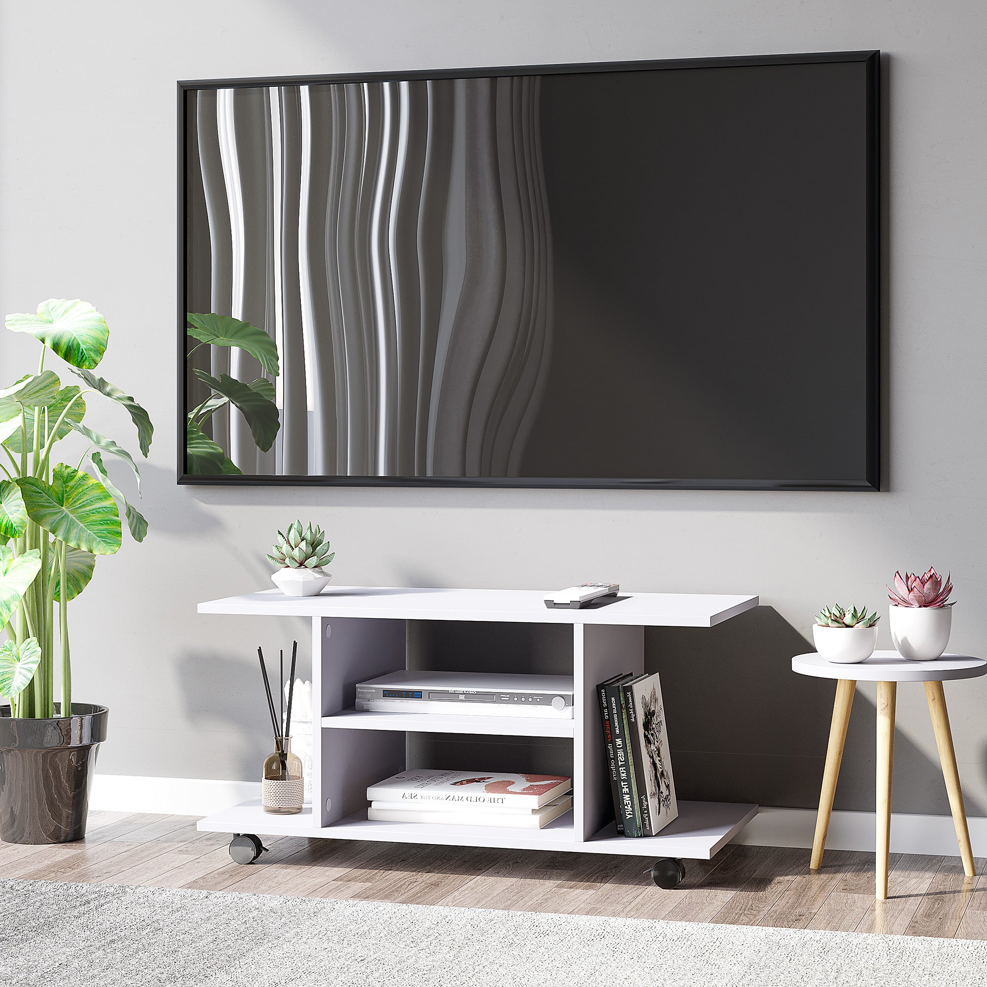 Móvel para TV Branco 80x40x40 cm