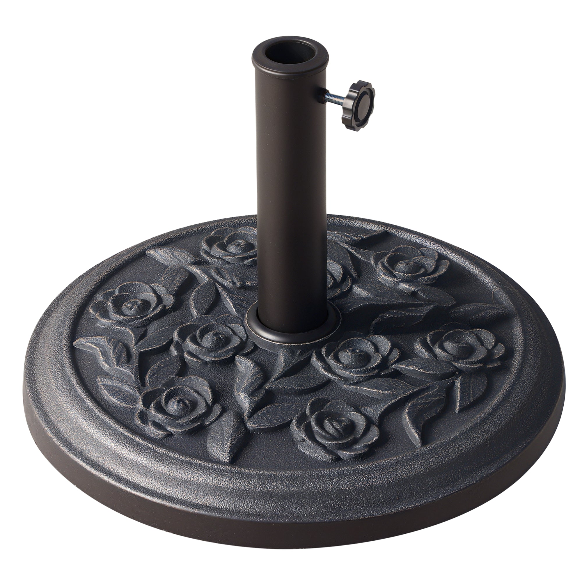 Base para Guarda Sol Ø45.5x32cm - Preto e Bronze