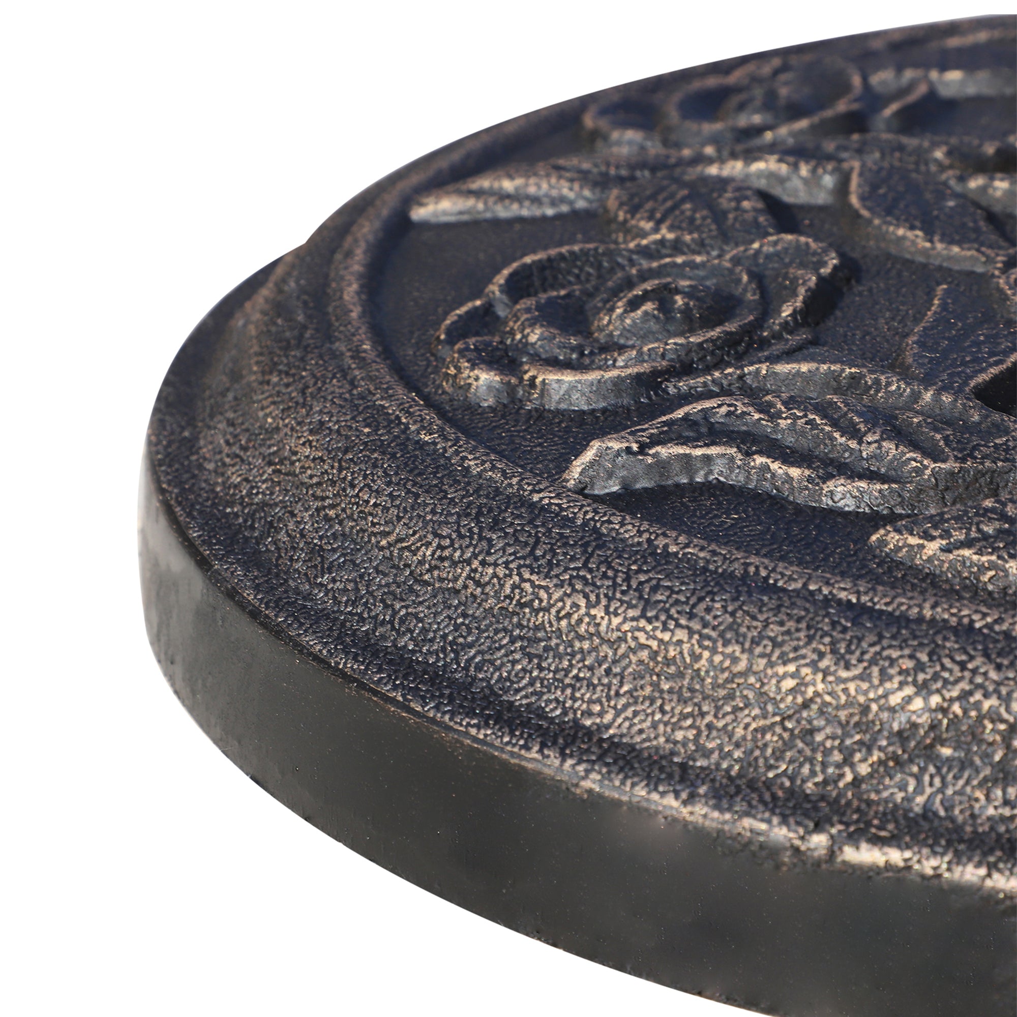 Base para Guarda Sol Ø45.5x32cm - Preto e Bronze