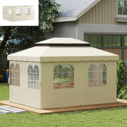 Paredes Laterais para Tenda 352x205 cm Creme Branco