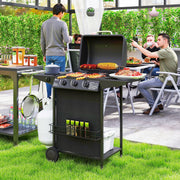 Barbecue a Gás 108x54x97 cm Preto
