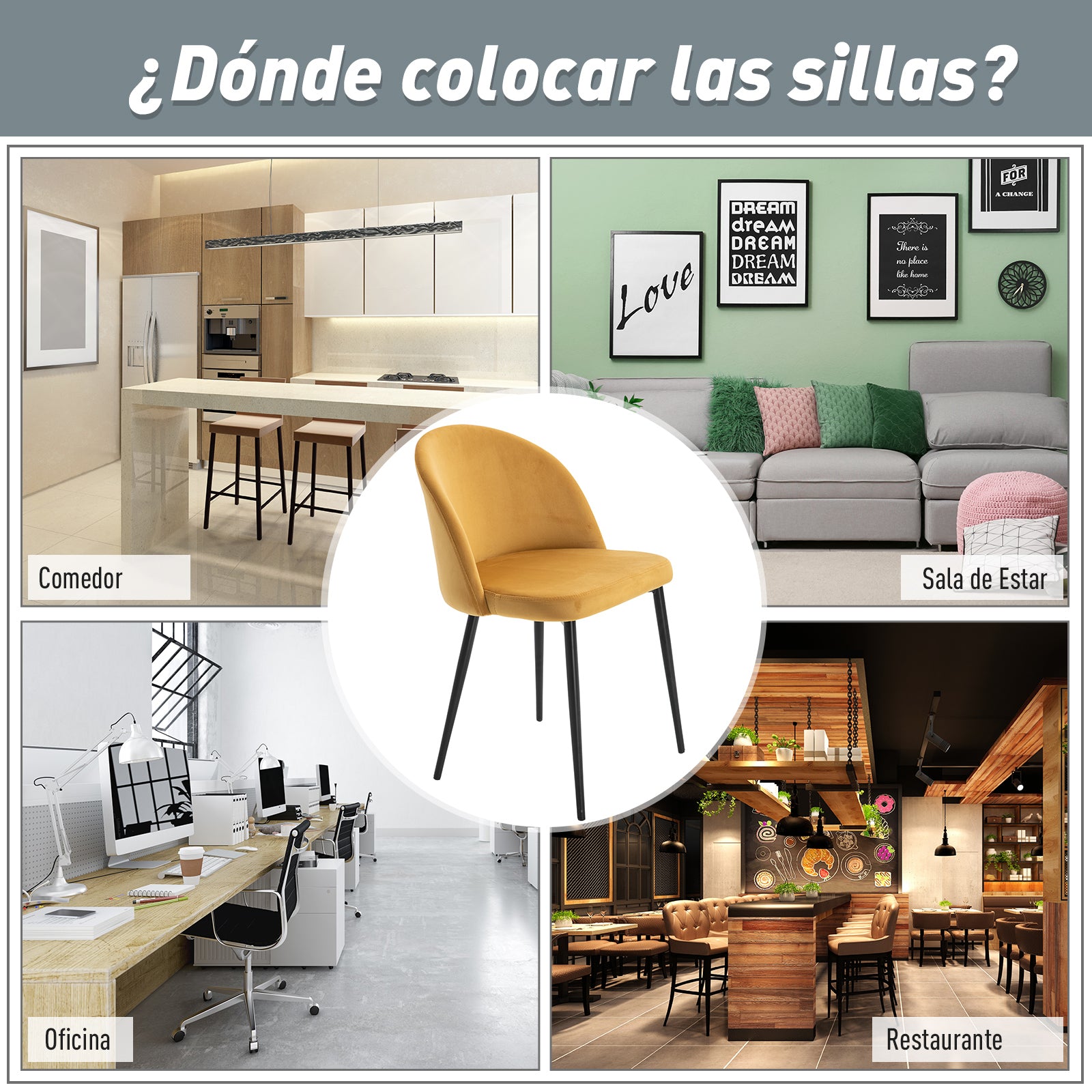 Conjunto de 2 Cadeiras de Sala de Jantar Acolchoadas em Veludo Suave Caramelo 49x50x77 cm