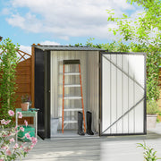 Abrigo de Jardim – 100x103x160 cm – Cinzento – Aço Galvanizado