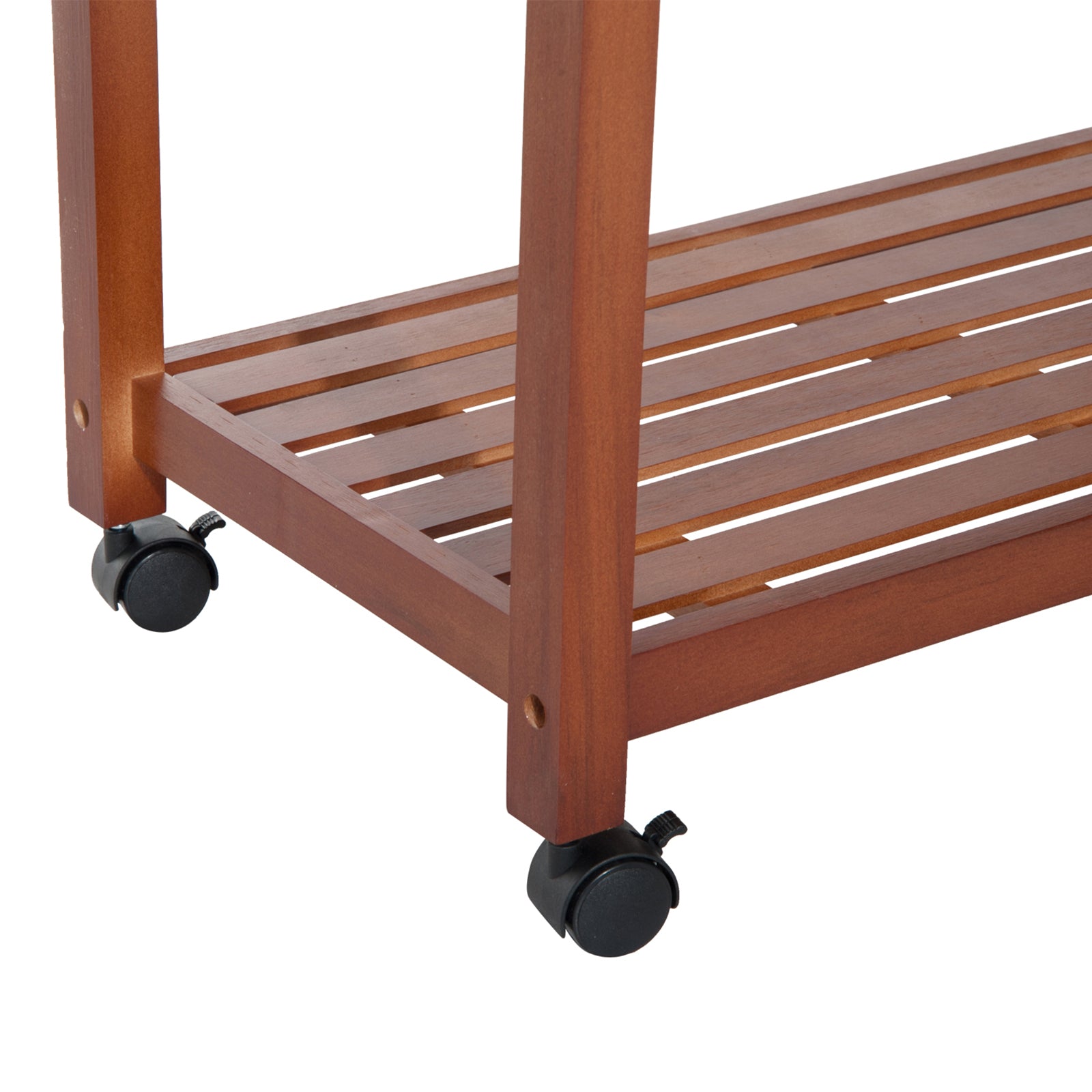 Carrinho de Cozinha Auxiliar 85x37x85cm Cor Nogueira