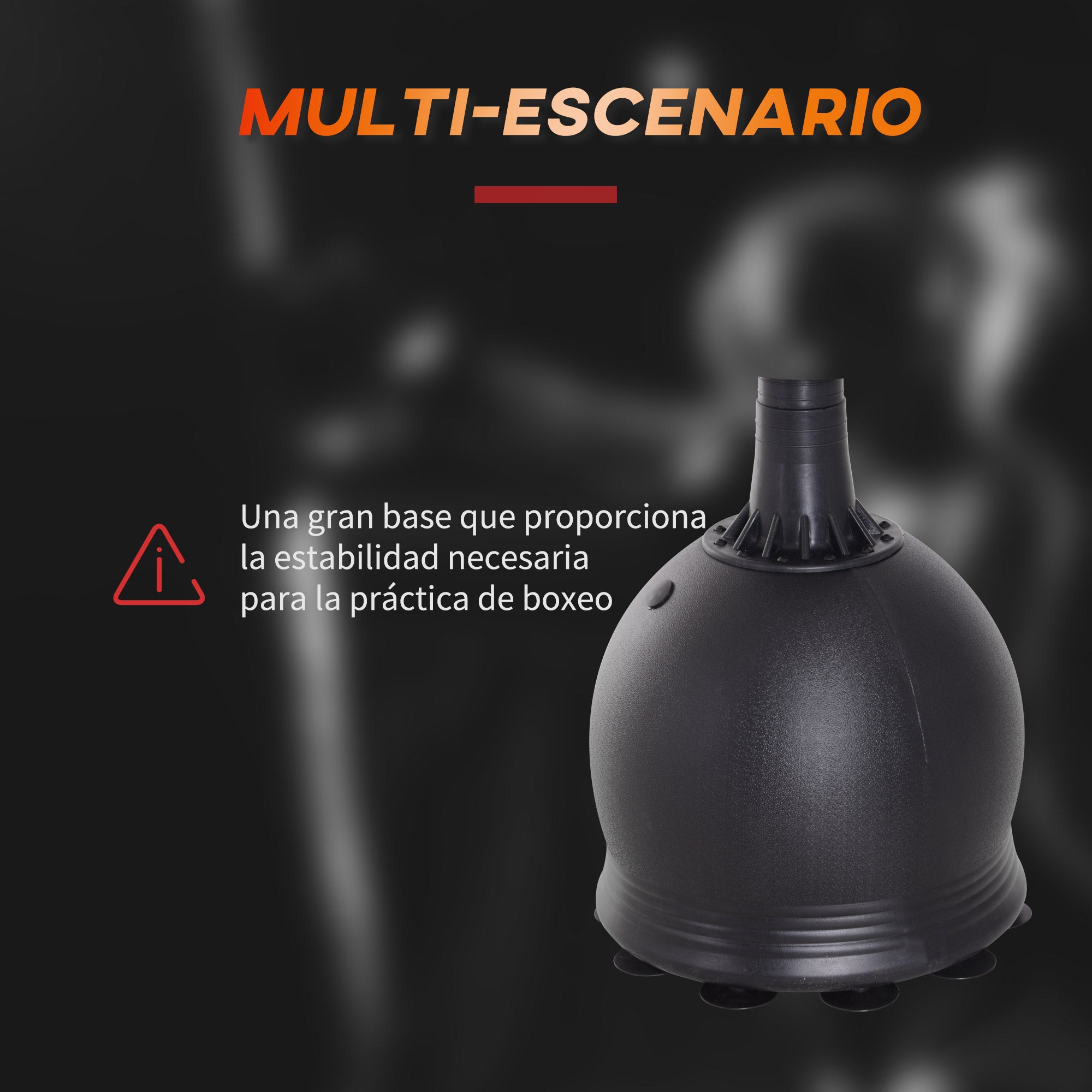 Saco de Boxe de Pé 165cm Preto - Medidas 50x50x165cm