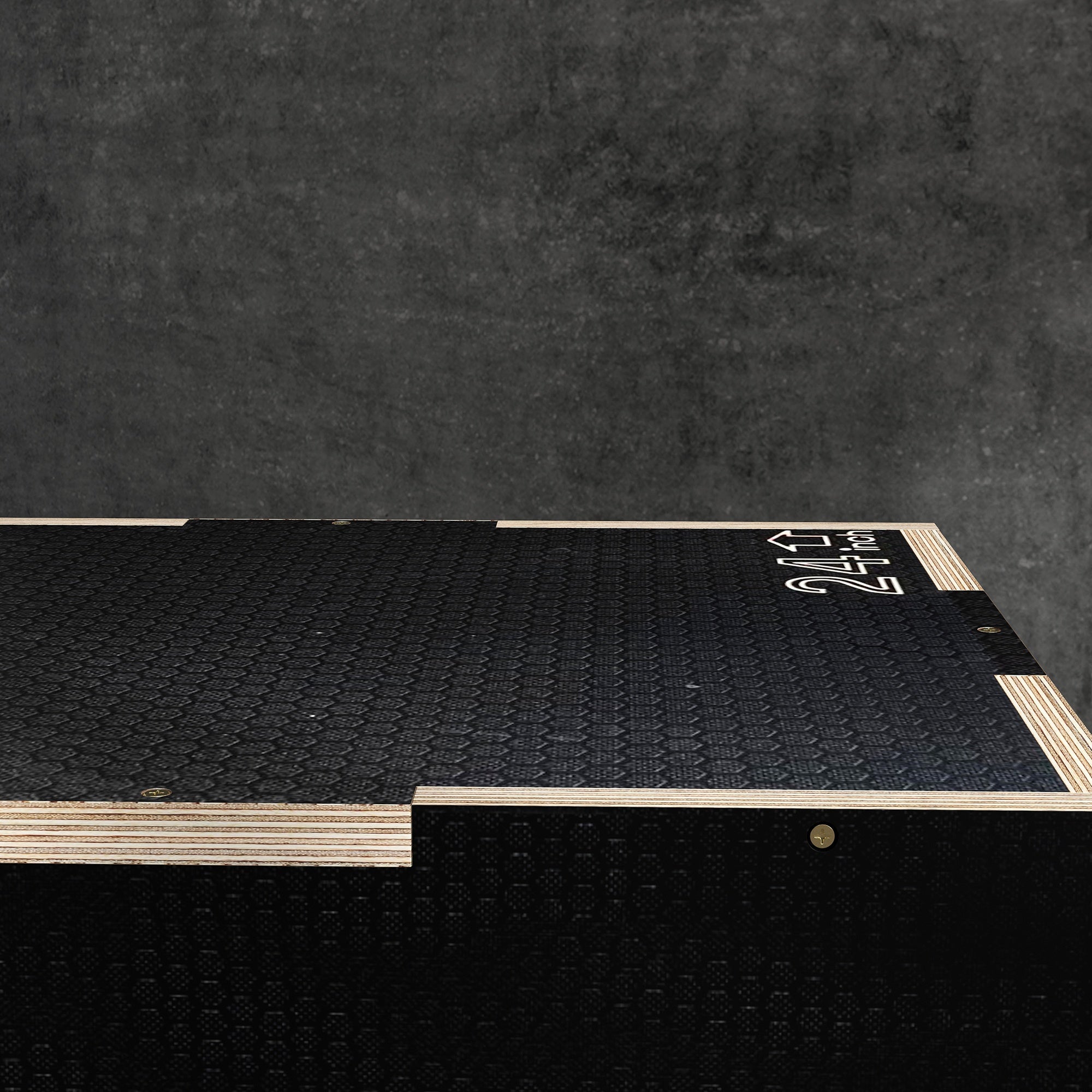 Caixa Pliométrica com 3 Alturas - 61x51x41 cm - Cor Preto
