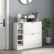 Sapateiro Estreito – 89x25x92 cm – Branco – Melamina