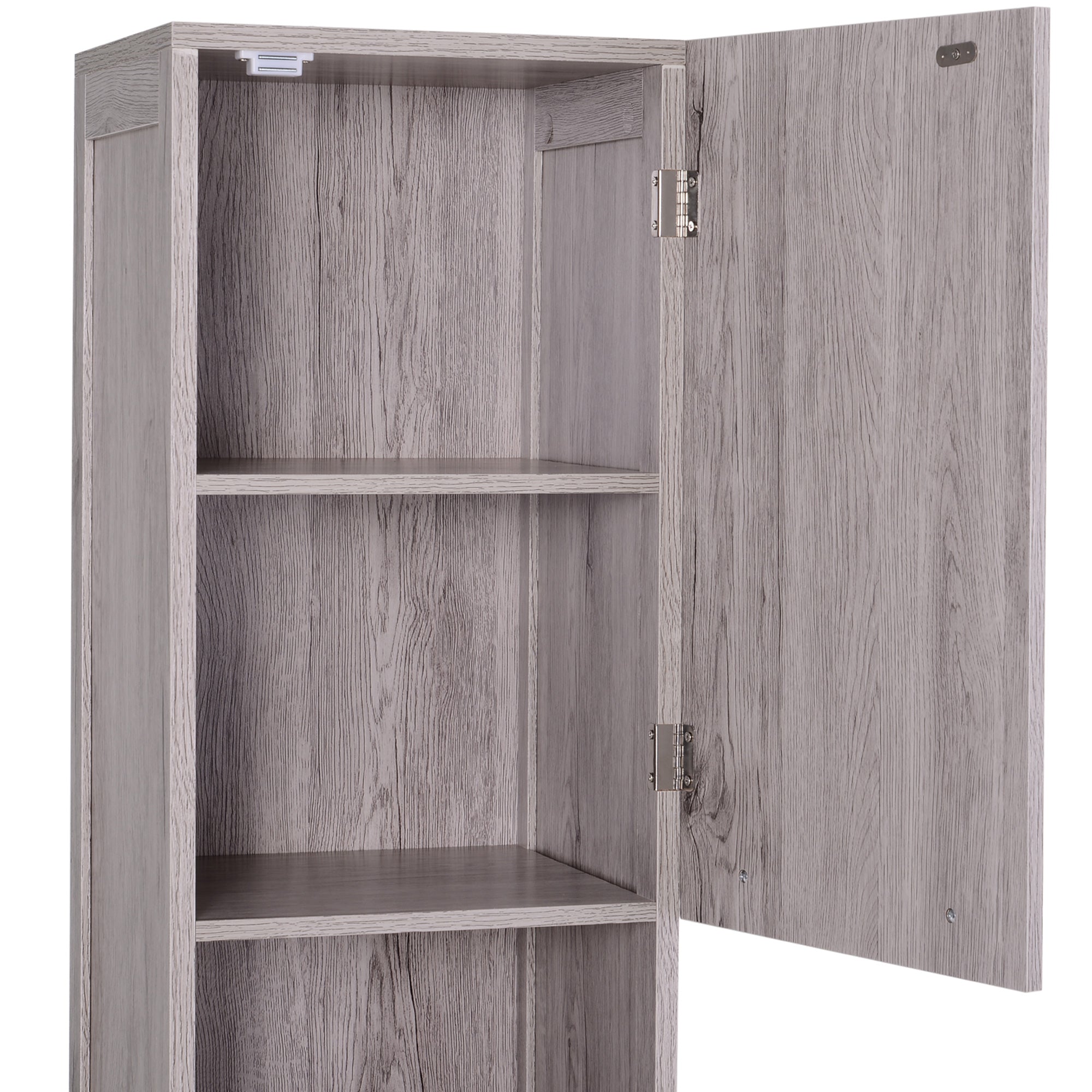 Coluna de Casa de Banho – 30x32x172,5 cm – Acinzentada – MDF