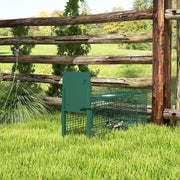 Armadilha para Animais Vivos – 60x18x20 cm – Verde Escuro – Metal resistente