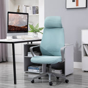 Cadeira de Escritório Ergonômica Azul 64x58x116-126 cm