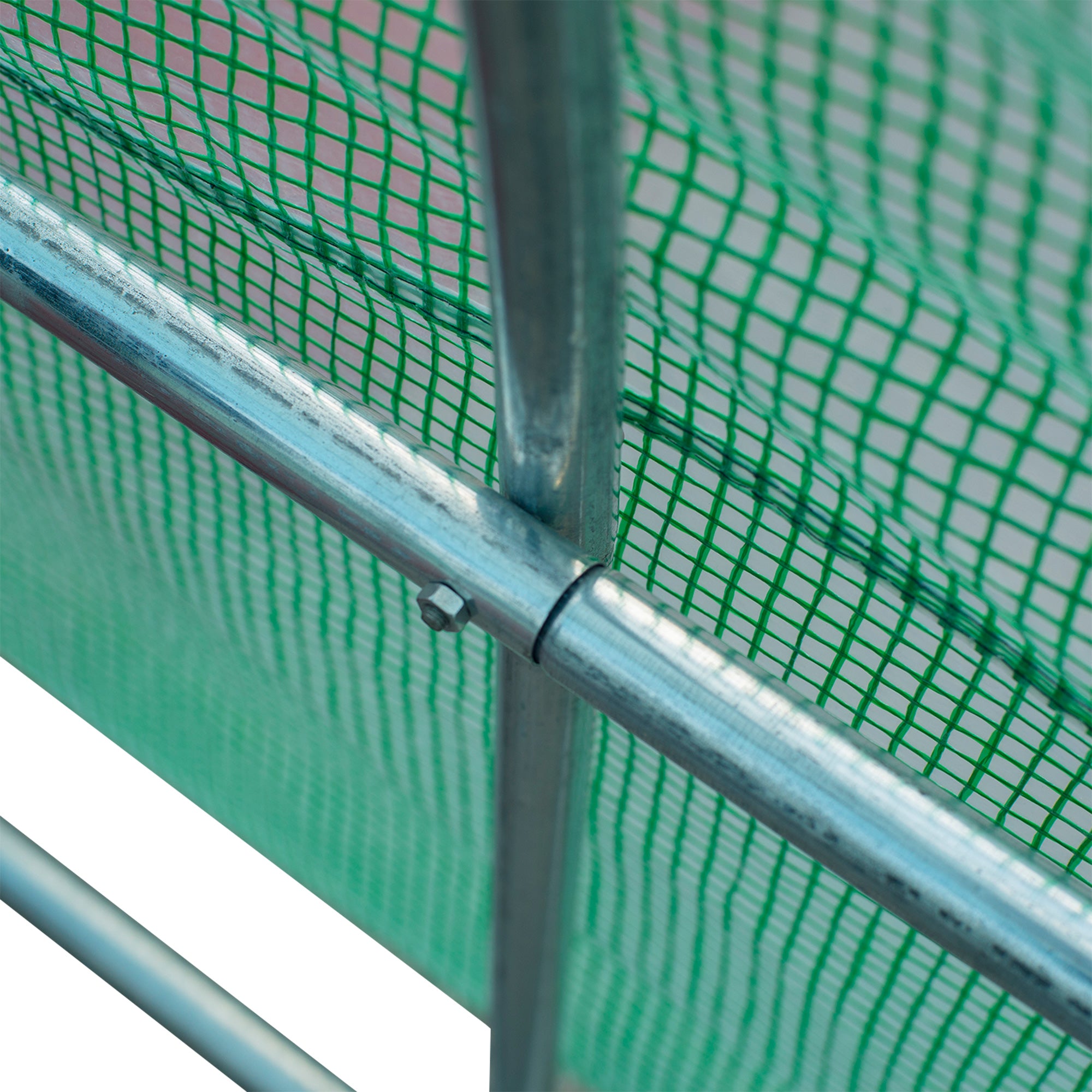 Estufa Tipo Túnel Verde 8x3x2m em Aço e PE 140 g/m²