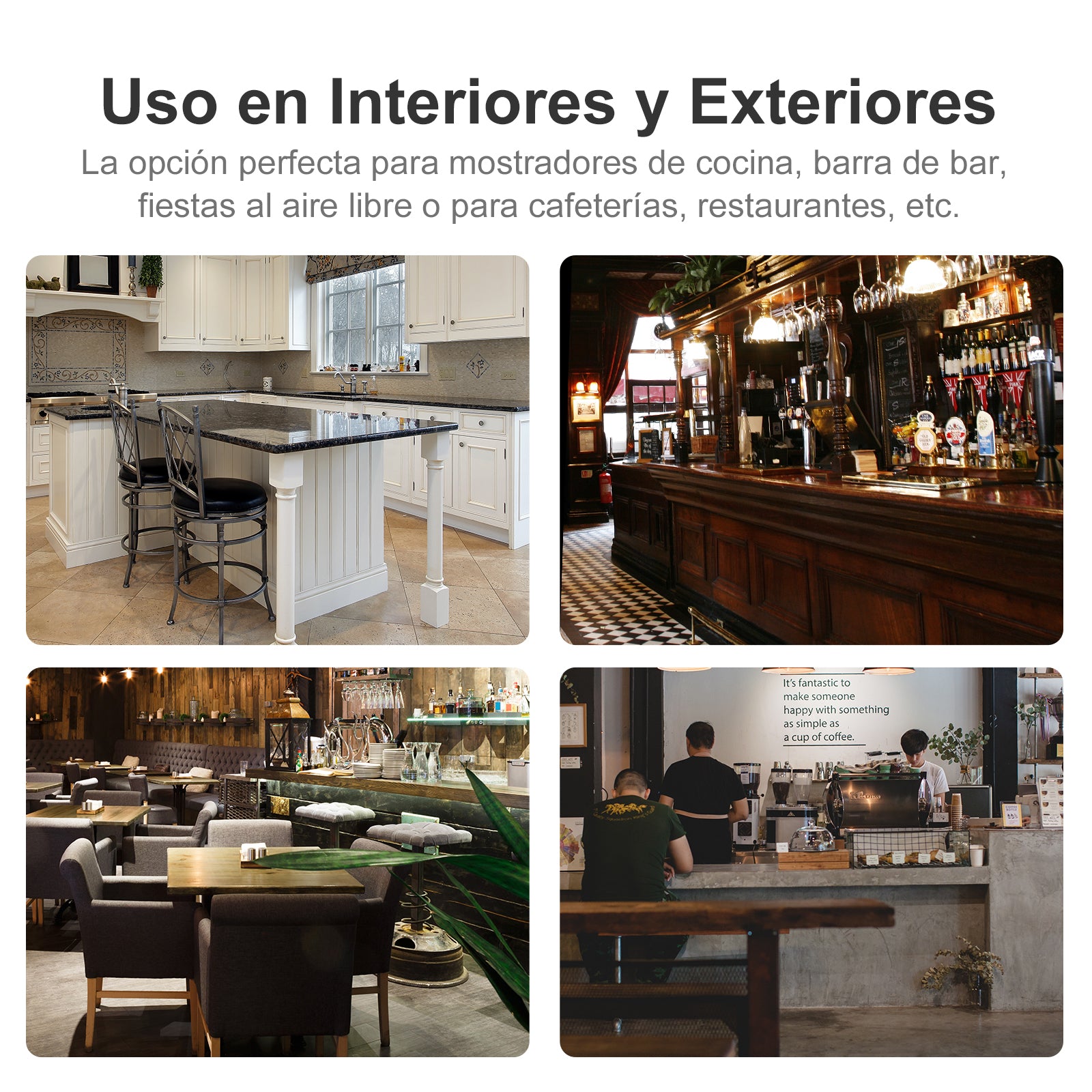 Conjunto de 4 Bancos de Bar Empilháveis – 41x41x67 cm – Preto – Metal