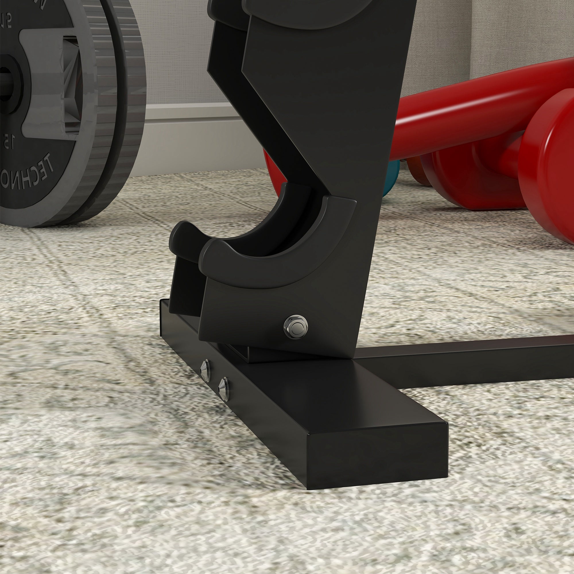 Suporte de Armazenamento para Halteres – 35x33x66 cm – Preto – Aço
