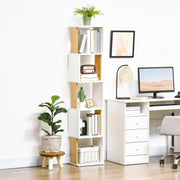 Estante em Forma de S – 33x28x161 cm – Branca – Melamina