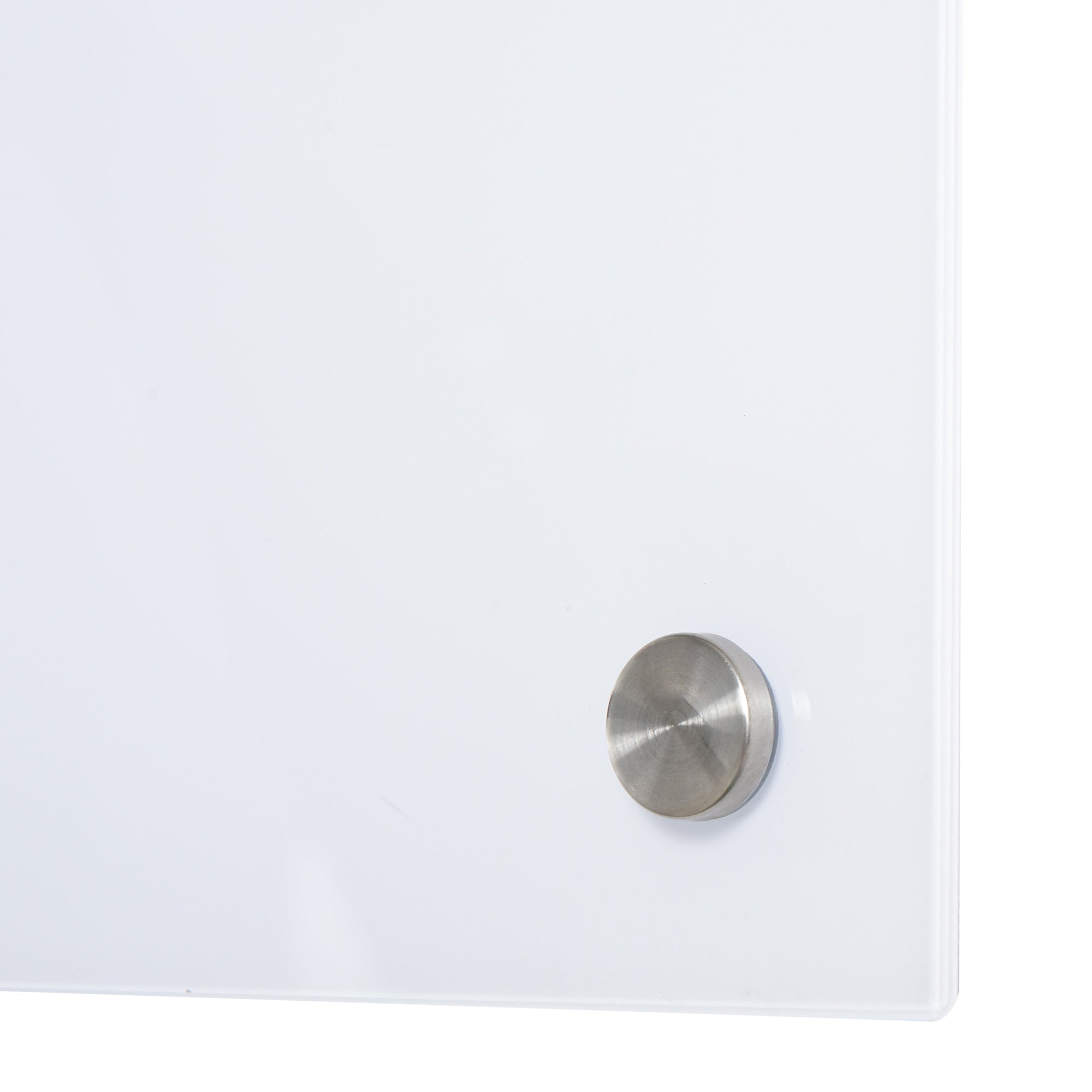 Quadro de Vidro Magnético 90x60x0,45 cm Branco