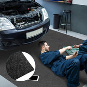 Tapete Reutilizável e Lavável para Chão de Garagem com Fita Adesiva Cinzenta - 600 x 220 cm