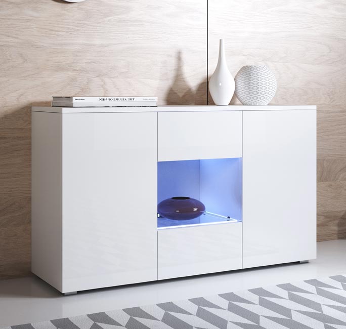 Aparador – 120x72cm – Branco – Melamina