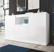 Aparador – 140 cm x 82 cm x 40 cm – Branco – Melamina