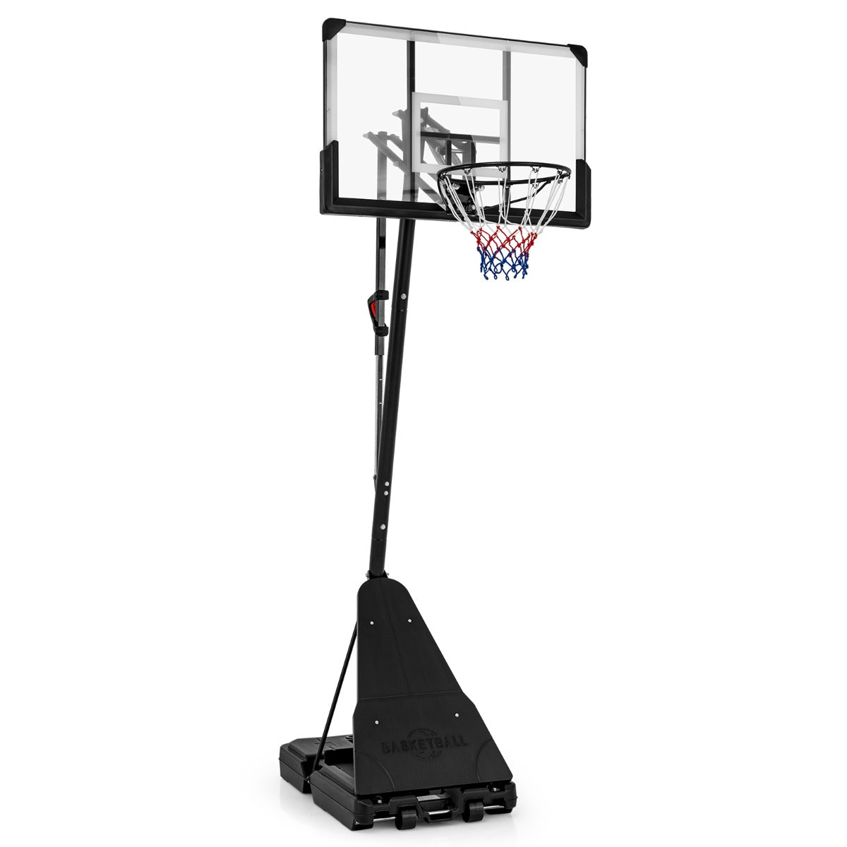 Aro de Basquetebol Portátil – 1,5 m a 3,05 m – Metal