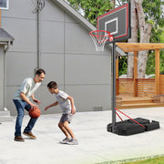 Aro de Basquetebol Portátil – Altura Ajustável de 230-305 CM – HDPE