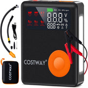 Arrancador de Bateria com Compressor de Ar Digital – 150PSI – Preto – 12V