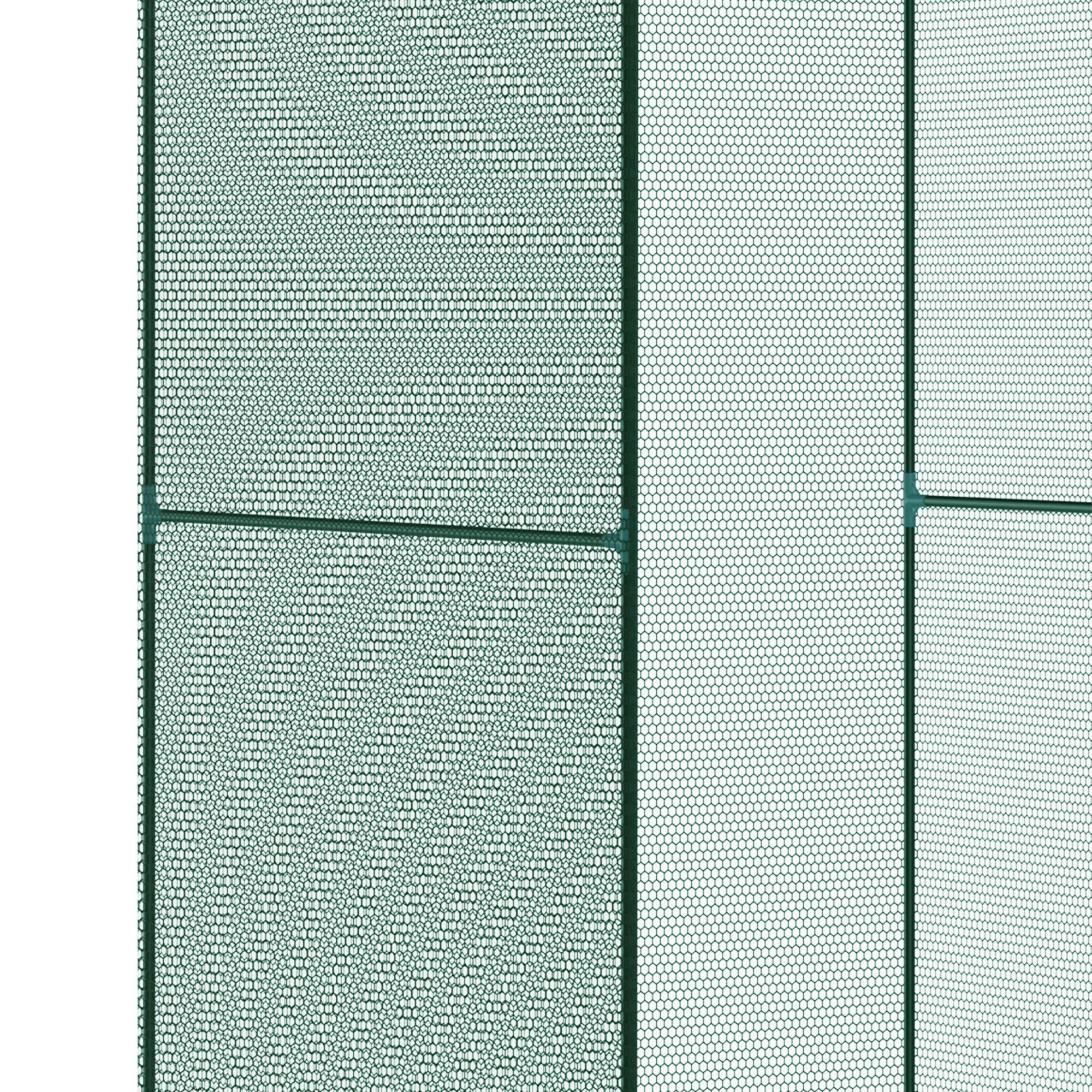 Estufa para Cultivo – 120x120x180 cm – Verde – Aço e HDPE