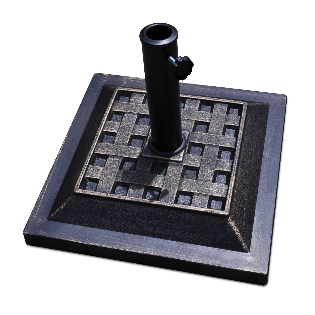 Base para Guarda-Sol Quadrada – material de alta qualidade – bronze