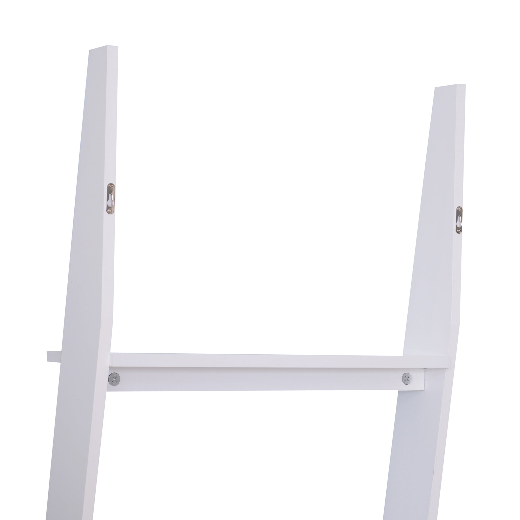 Estante em Forma de Escada com 5 Prateleiras Branco 50x40x195 cm