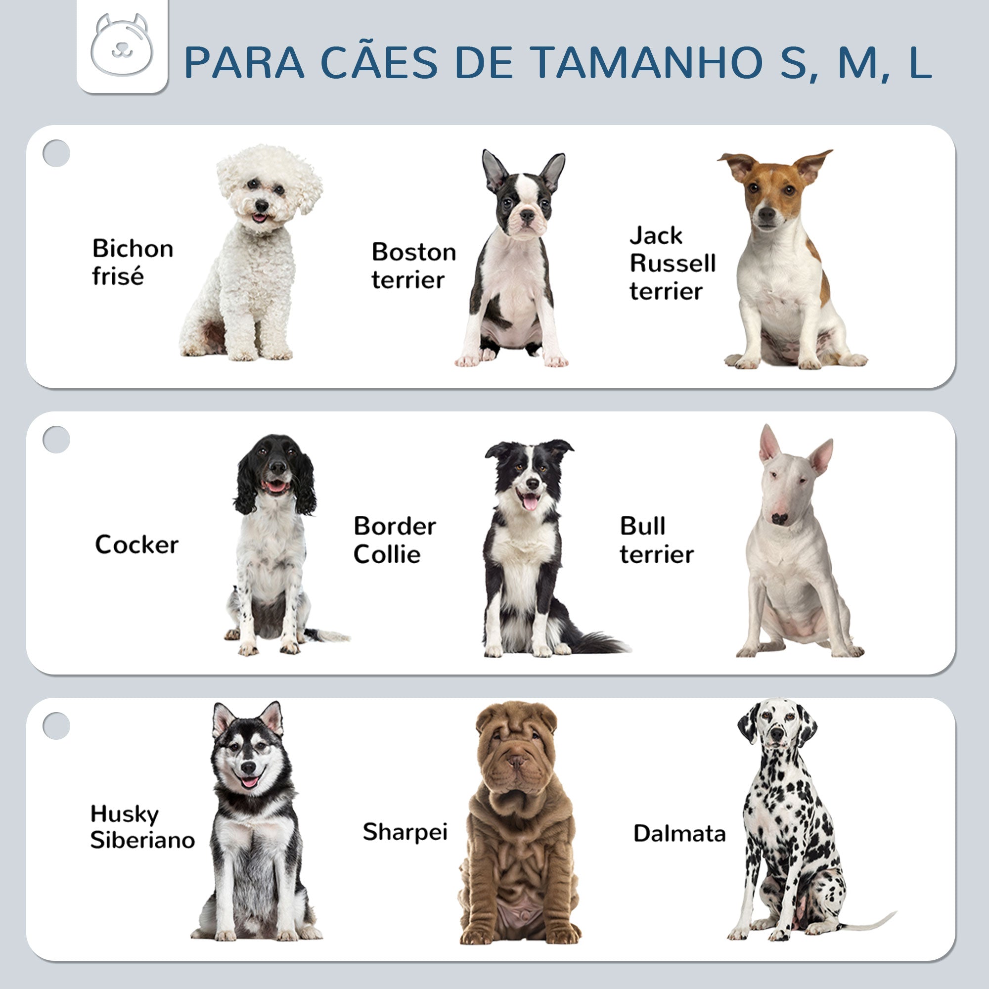 Comedouro Elevado para Cães com 2 Tigelas de Aço Inoxidável – 44x27.7x28cm – Cinzento