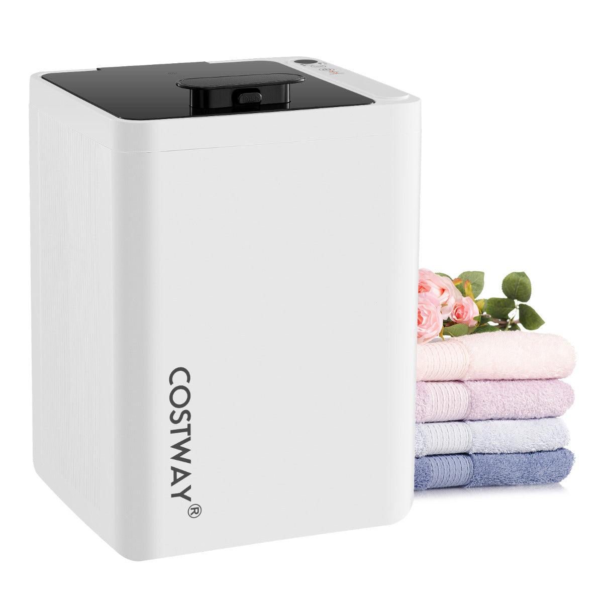 Aquecedor de Toalhas de Luxo com Temporizador e Desligamento Automático – 23L – Branco
