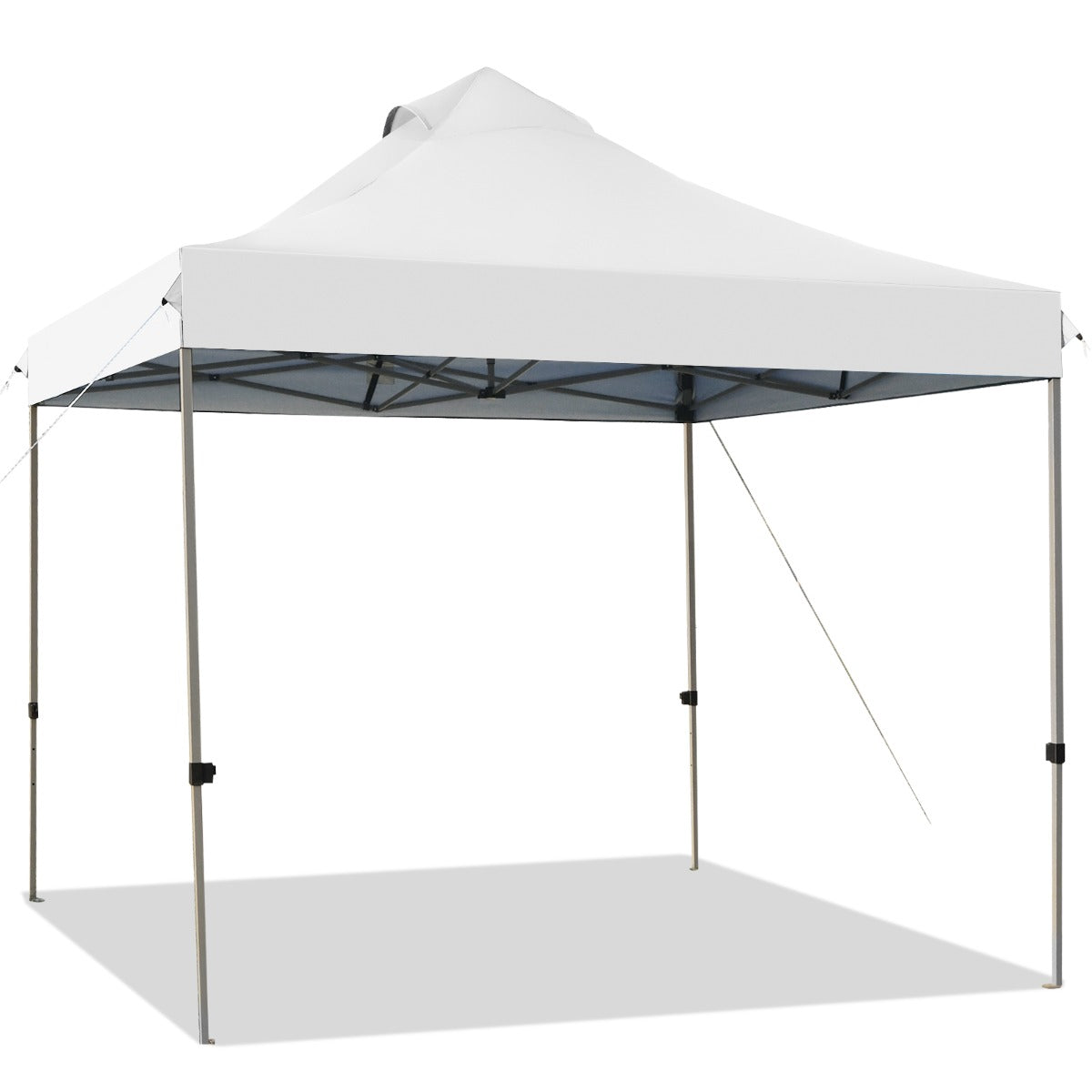 Tenda de Exterior – 3 x 3 m – Branco – Tecido Oxford e metal
