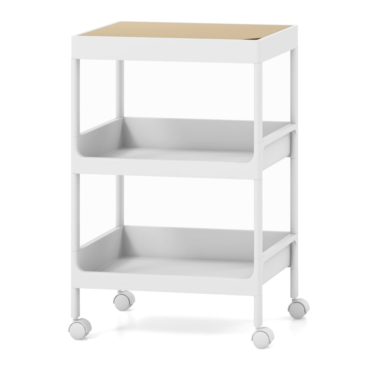 Carrinho de Cozinha – 40 x 26 x 61 cm – Branco