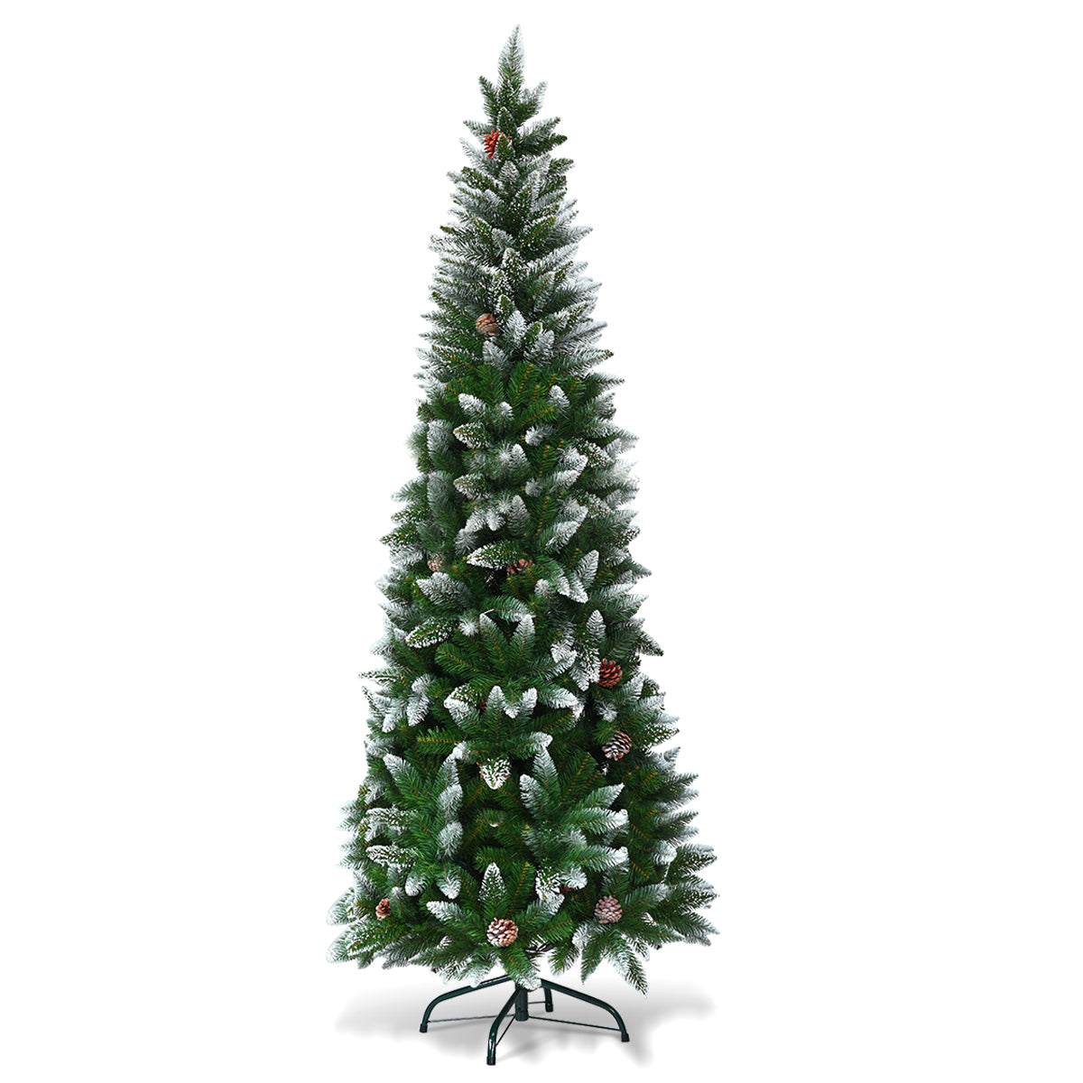 Árvore de Natal – 2,2m – Verde – PVC e Metal