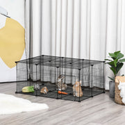 Recinto Modular para Pequenos Animais 105x70x45 cm - Preto