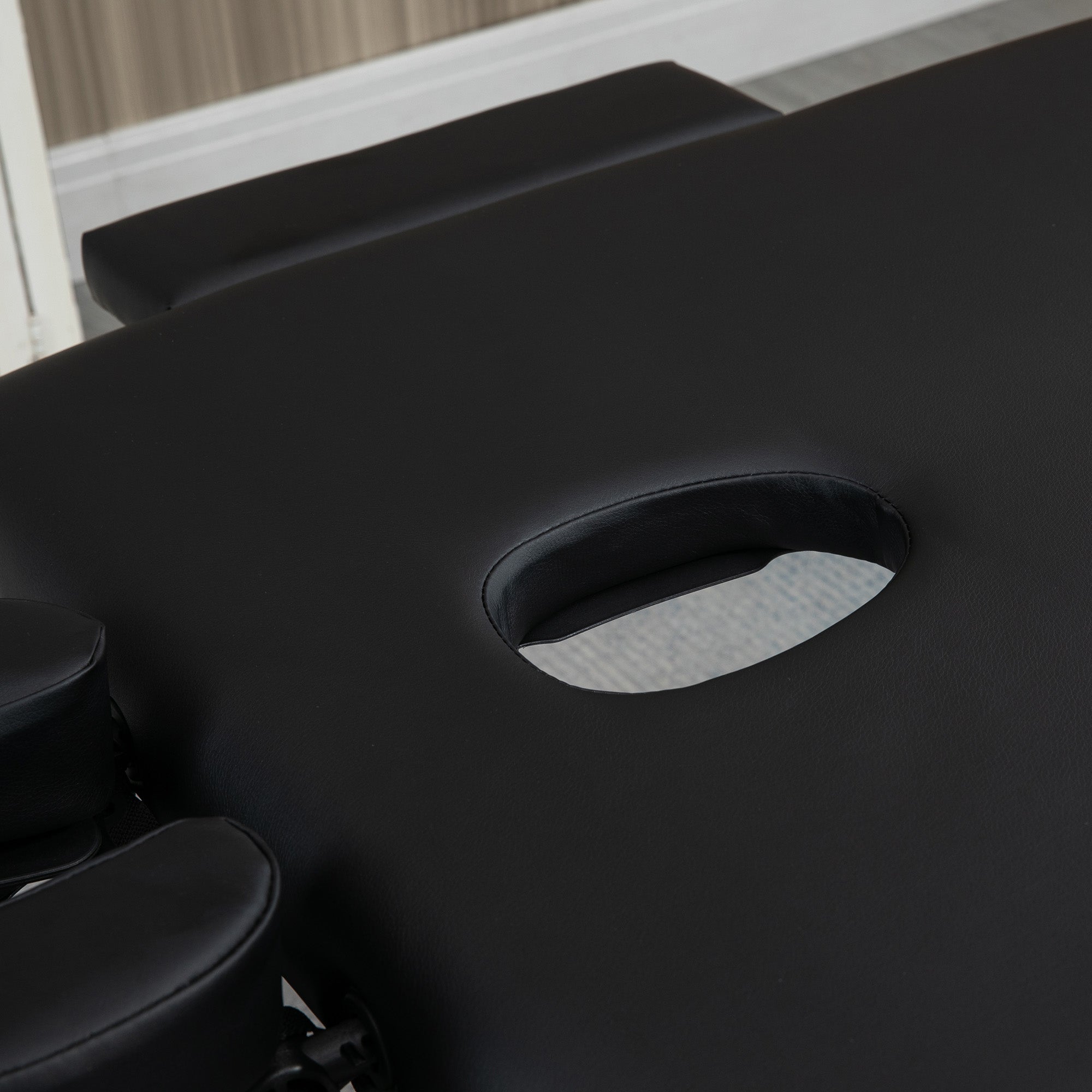 Marquesa de Massagem Portátil 186x71x62-83cm - Cor Preto
