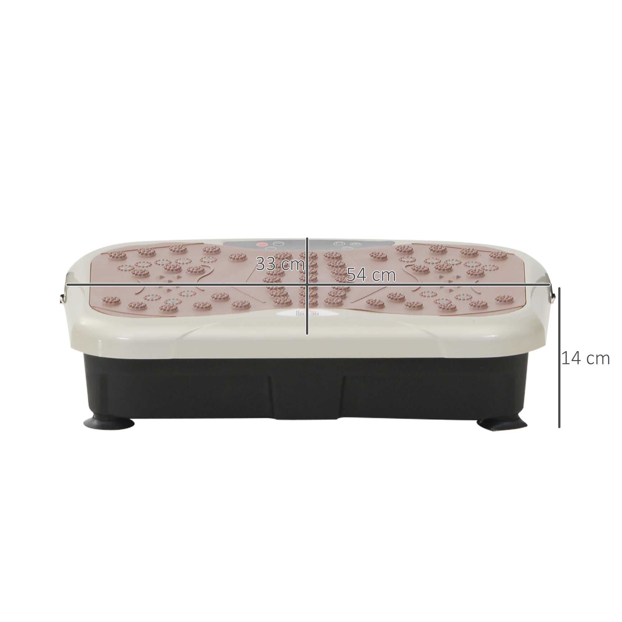 Plataforma de Vibração com 2 Bandas Elásticas - 54x33x14 cm - Cor: Variada