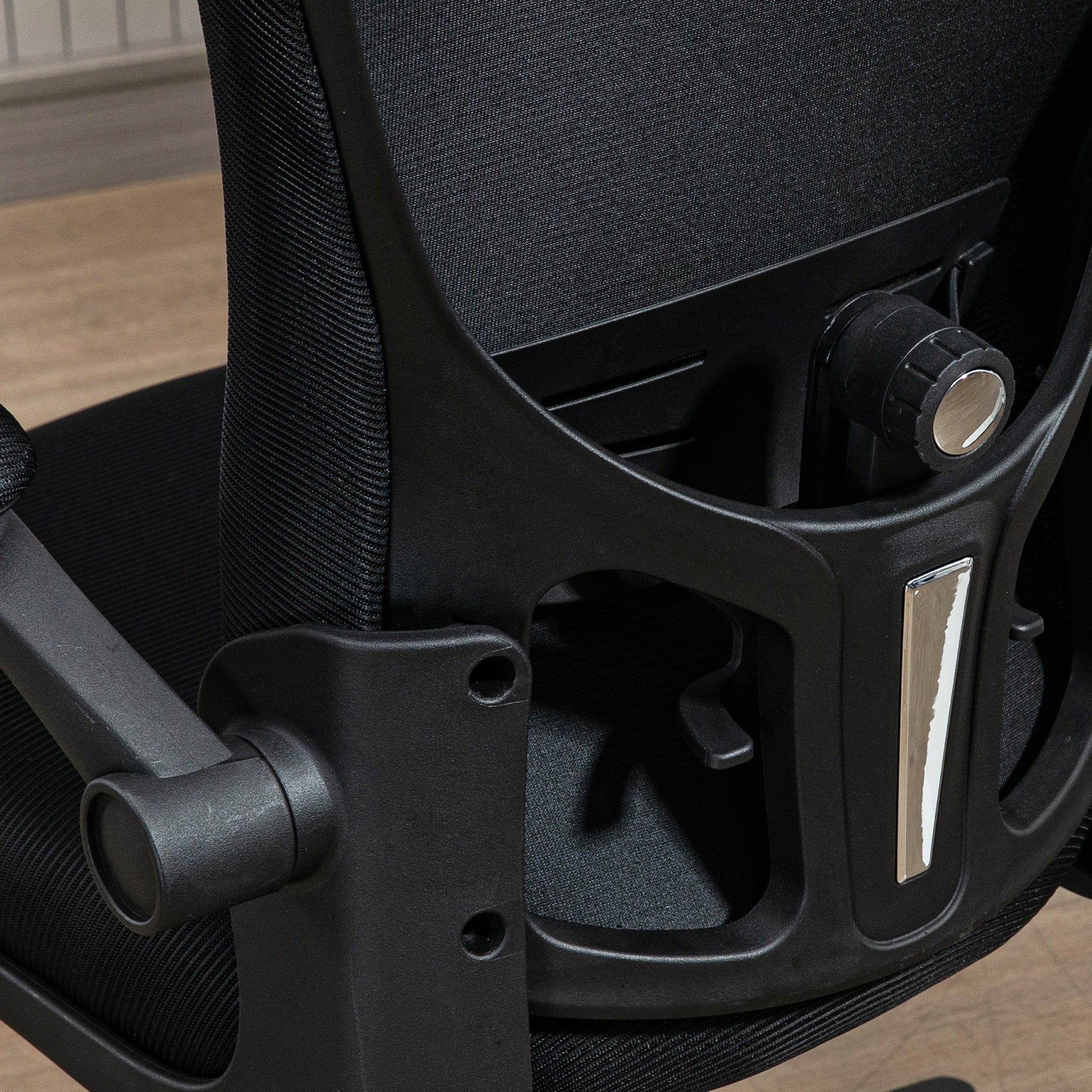 Cadeira de Escritório Ergonómica – 62x64x112-120 cm – Preto – Malha