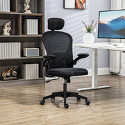 Cadeira de Escritório Ergonómica – 62x64x112-120 cm – Preto – Malha
