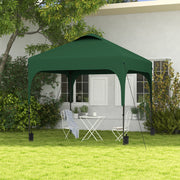 Tenda Dobrável Verde Escuro 253x253x268 cm - Proteção UV 50+