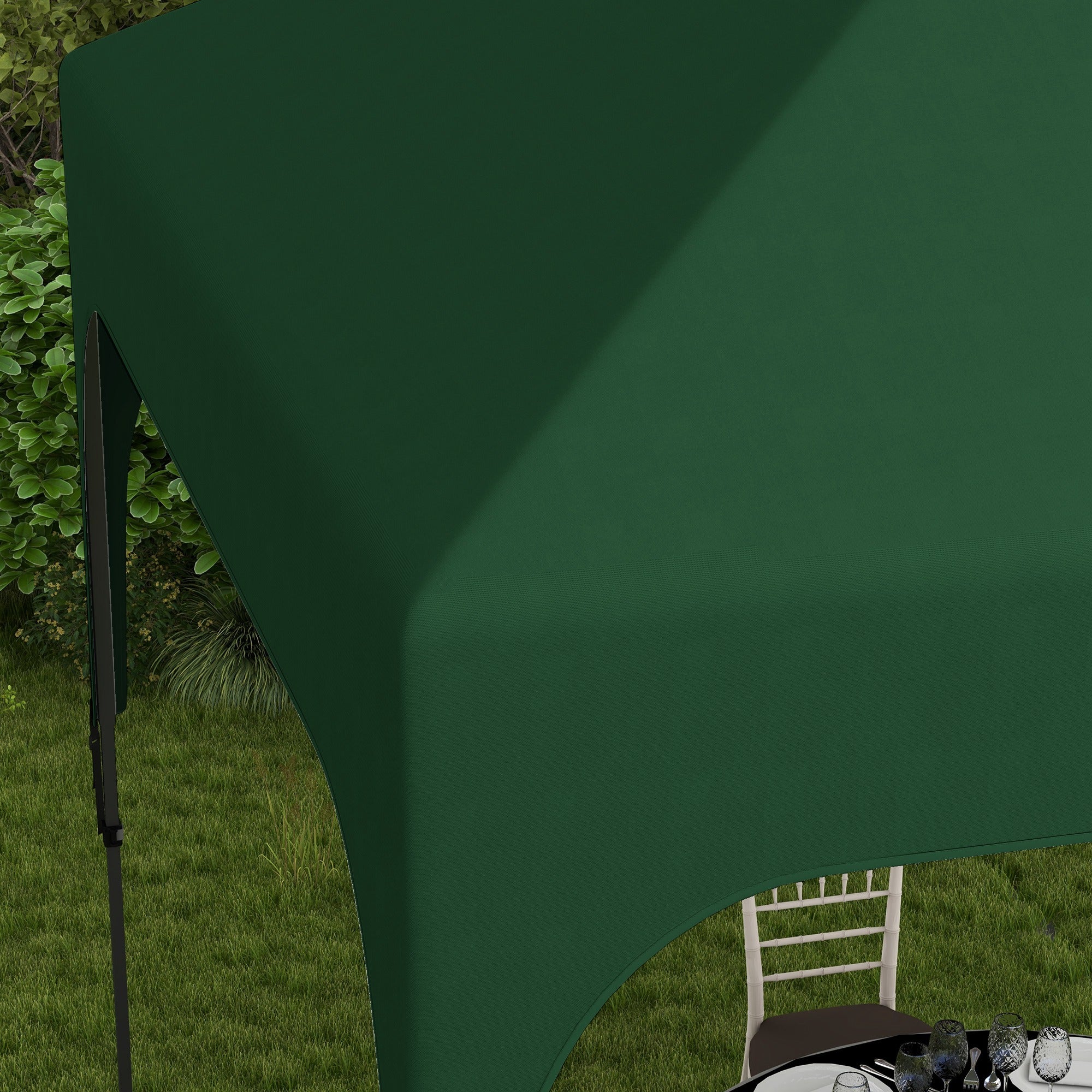 Tenda Dobrável Verde Escuro 253x253x268 cm - Proteção UV 50+